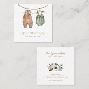 Visitenkarte für Baby- und Kinderkleidung