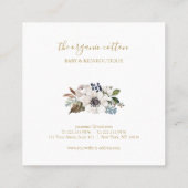 Visitenkarte für Baby- und Kinderkleidung (Rückseite)