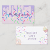 Visitenkarte für Backwaren (Vorne/Hinten)