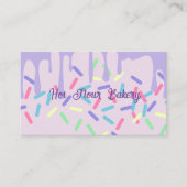 Visitenkarte für Backwaren (Vorderseite)