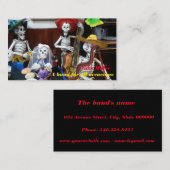 Visitenkarte für Bänder (Vorne/Hinten)