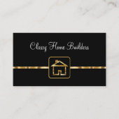 Visitenkarte für Bauunternehmen Classy Homes (Vorderseite)