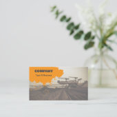 Visitenkarte für Bauunternehmer (Stehend Vorderseite)