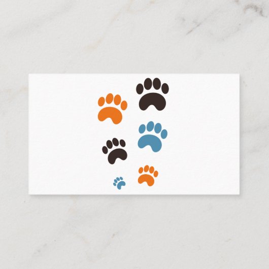 Visitenkarte für Begleiter (Rückseite)