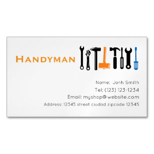 Visitenkarte für Behinderte Magnetische Visitenkarte