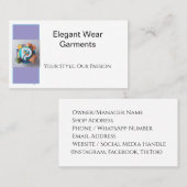 Visitenkarte für Bekleidungsgeschäft - Modernes, s (Vorne/Hinten)