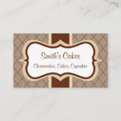 Visitenkarte für benutzerdefinierte Schokolade-Rau (Vorderseite)