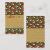 Visitenkarte für benutzerdefinierte Vorlagen für d (Vorne/Hinten)