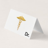 Visitenkarte für berufliche Ärzte Visitenkarten (Rückseite)