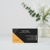 Visitenkarte für Berufliche Unternehmer (Stehend Vorderseite)