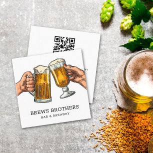 Visitenkarte für Bierbrauerei-Shop