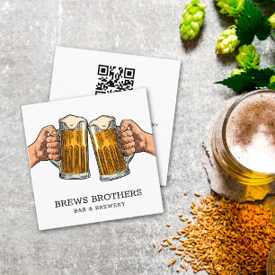Visitenkarte für Bierbrauerei-Shop