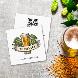Visitenkarte für Bierbrauerei-Shop