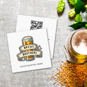 Visitenkarte für Bierbrauerei-Shop