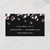 Visitenkarte für Blasen (Rückseite)