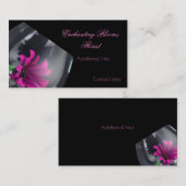 Visitenkarte für Blumenglas 3 (Vorne/Hinten)