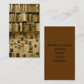 Visitenkarte für Bookstore (Vorne/Hinten)