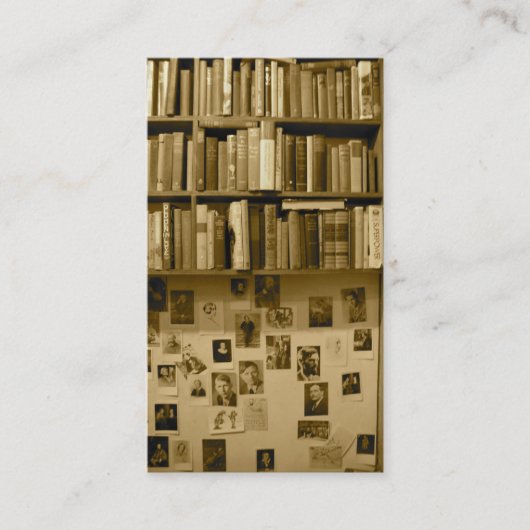 Visitenkarte für Bookstore (Vorderseite)