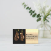 Visitenkarte für Boxhandschuhe (Stehend Vorderseite)