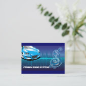 Visitenkarte für Car Audio Systems (Stehend Vorderseite)