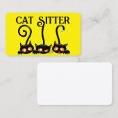 Visitenkarte für Cat Sitter (Vorne/Hinten)