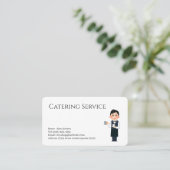 Visitenkarte für Catering (Stehend Vorderseite)