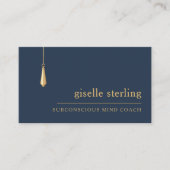 Visitenkarte für Coach für Unterbewusstsein Profes (Vorderseite)