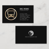 Visitenkarte für Computerreparaturtechniker (Vorne/Hinten)