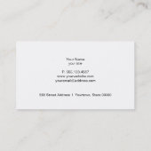 Visitenkarte für Computerreparaturtechniker (Rückseite)