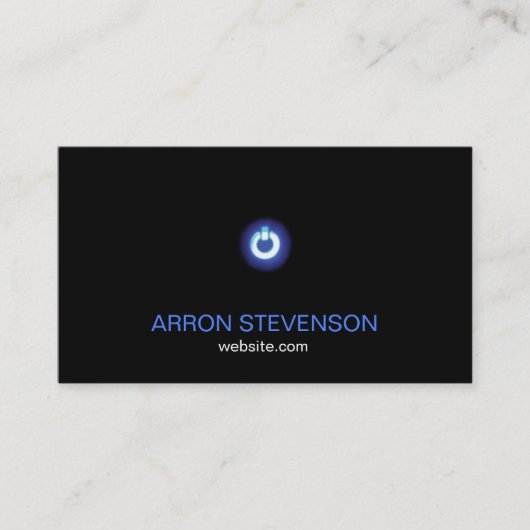 Visitenkarte für Computerreparaturtechniker (Vorderseite)