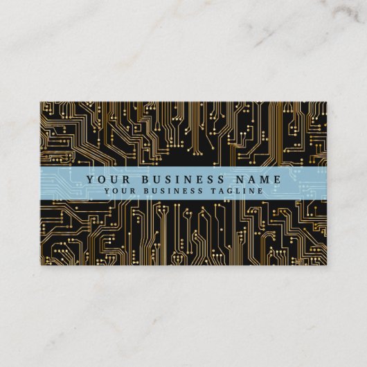 Visitenkarte für Computertechniker (Vorderseite)