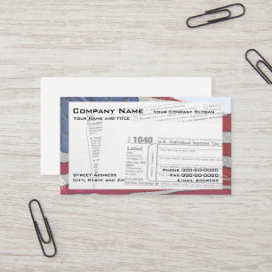 Visitenkarte für das Bundesstaatliche Steuerformul