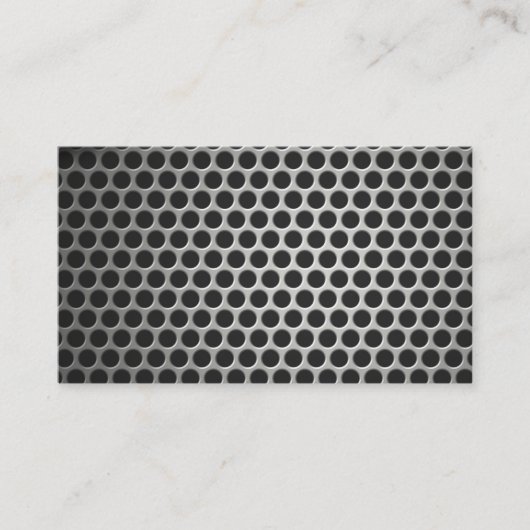 Visitenkarte für das Design von Blindmetallen (Vorderseite)