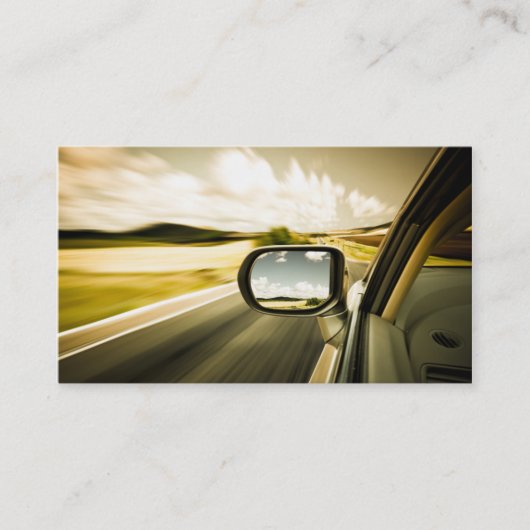 Visitenkarte für das Fahren (Vorderseite)