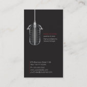 Visitenkarte für das Fernsehen (Rückseite)