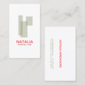 Visitenkarte für das Logo der Box Mitte des Jahrhu (Vorne/Hinten)