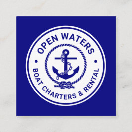 Visitenkarte für das Logo "Nautic Marina Boat Char