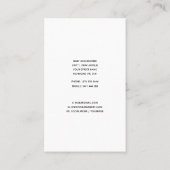 Visitenkarte für das Logo "Water Color Bunny" (Rückseite)