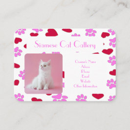 Visitenkarte für das Muster der Druckfarben der Za