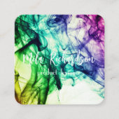 Visitenkarte für das Rauchen (Vorderseite)