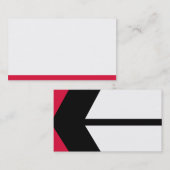 Visitenkarte für das Reisen (Vorne/Hinten)