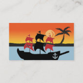 Visitenkarte für das Schatzschiff (Rückseite)