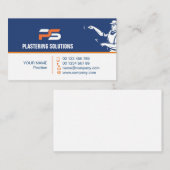 Visitenkarte für das Vergipsen des Spezialisten (Vorne/Hinten)