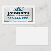 Visitenkarte für das Waschen und Malen von Drucker (Vorne/Hinten)