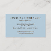 Visitenkarte für den Barock Damask Designer: Babyb (Rückseite)