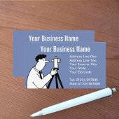 Visitenkarte für den Cartoon "Surveyservices"