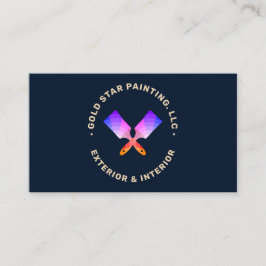 Visitenkarte für den Crossed-Pinsel im Haus