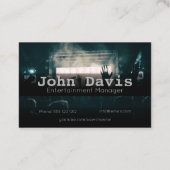 Visitenkarte für den Entertainment Manager (Rückseite)