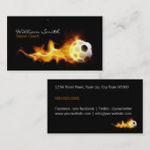 Visitenkarte für den Fußball (Vorne/Hinten)