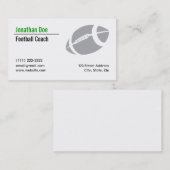 Visitenkarte für den Fußball-Reisebus (Vorne/Hinten)